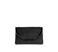 Paradox London Microsuede 'danette' Clutch Bag In Black Black One Size