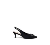 Paradox London Tierney' Stiletto Heel Slingback Shoes In Black Black