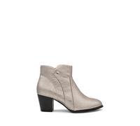 Paradox London Women's Belinda' Mid Block Heel Ankle Boot in Metallics | Size: 7E Paradox London Metallics 7E