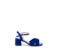 Paradox London Women's 'Nalani' Wide Fit Block Heel Sandal in Royal | Size: 9E Paradox London Royal 9E