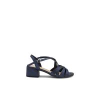Paradox London Women's 'Nerissa' Wide Fit Block Heel Sandal in Navy | Size: 6 Paradox London Navy 6