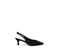 Paradox London Women's Tatiana' Stiletto Heel Slingback Shoes in Black | Size: 9