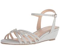 Paradox London Women's Winslow Wedge Sandal, Silver, 6 UK
