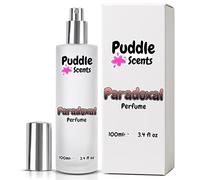 Paradoxal Perfume Spray - 100ml Parfum in Frosted White Glass Bottle - Perfume Scent - Branded Gift Box - Vegan Friendly - Puddle of Wax - Made in the UK