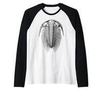 Paradoxides Trilobite Fossil - Cambrian Marine Life Raglan Baseball Tee