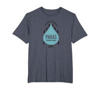 Paraeducators: Without Paras Teachers Would Cry T-Shirt, Men's Big and Tall, Heather Blue, 5X Tall