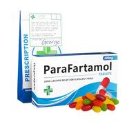 ParaFartamol Sweets, Stocking Fillers for Men & Early Christmas Secret Santa Present, Rude Funny Male Birthday Gift for Dad, Father, Man - Xmas Joke Pills for Boyfriend, Novelty Quirky Gag
