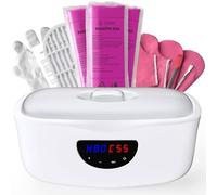 Paraffin Wax Bath 4L for Hands & Feet - Fast Heating Wax Warmer with Auto & Manual Mode, 3×450g Unscented Wax, Gloves, Liners - for Relaxing and Soothing Self-Care at Home