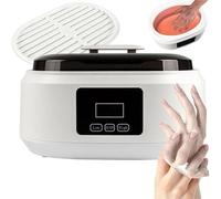 Paraffin Wax Bath for Hands and Feet，White Hand Wax Paraffin Machine with LED Display, 2L Large-Capacity and Two Temperature Control, Fast Heating & Non-Stick Pot Design for Dorms, Offices