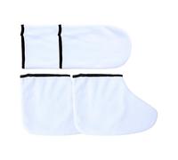 Paraffin Wax Gloves Booties Set - Terry Cloth Insulated Hand Feet Mittens Liners, Thick Thermal Heat Spa Covers, Washable Elastic Fit | Machine Accessories For Men Women Home Pedicure Beauty