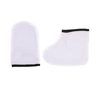 Paraffin Wax Gloves Hand Foot Care Exfoliating Covers Paraffin Wax Protection Retain Heat Hand Foot Care Gloves Set for Removing Dead Skinparaffin