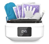 Paraffin Wax Machine for Hand and Feet - 3400ml Paraffin Bath with Fast Heating, Adjustable Temperature 2 Heat Modes, Wax & Accessories Kit - Relaxing Spa at Home & Smooth Skin on Hands, Feet & Elbows