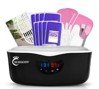 Paraffin Wax Machine for Hand and Feet - ELEGCOV Paraffin Wax Warmer with 8 Packs Lavender Bath Wax Refills Kit,Hand and Foot Moisturizing Care Kit, 4000ml Fast Meltdown Parafin Hot Wax Machine