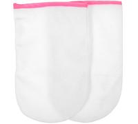 Paraffin Wax Treatment Mitts, Cotton Insulated Hand Gloves | 1 Pair, Breathable Red Fabric, Fits Most Hands, for Bath Use and Overnight Mask