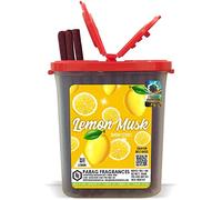 Parag Fragrances Lemon Musk Premium Dhoop Sticks 100gm Monthly Pack (No Charcoal, No Bamboo, Hand Crafted, Long Lasting Dhoop Sticks) Dhoop Sticks for Prayer