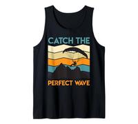 Paraglider Catch The Perfect Wave Funny Paraglide Tank Top