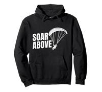 Paraglider SOAR ABOVE FUNNY Paraglider Pullover Hoodie