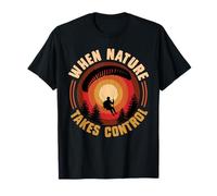 Paraglider When Nature Takes Control Funny Paraglide T-Shirt