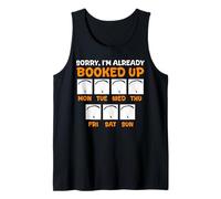Paragliding Flight Sorry Already Booked UP Funny X Cross Tank Top