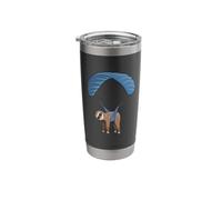 Paragliding Flying Sloth Sunglasses Skydiver Paraglider Stainless Steel Insulated Tumbler