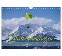 Paragliding in the Tux Alps UK-Version (Wall Calendar 2026 DIN A4 Landscape), CALVENDO 12 Month Wall Calendar