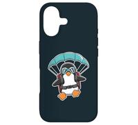 Paragliding Penguin Skydiving Parachute Skydiver Case for iPhone 17