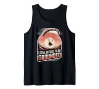 Paragliding Pilot I Still Refuse to Be Grounded Paraglider Tank Top