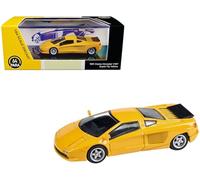 Paragon 1991 Cizeta V16T Super Fly Yellow 1/64 Diecast Model Car Models