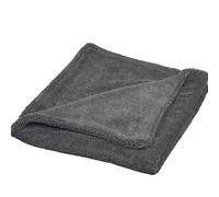 Paragon Twisted Loop Drying Towel 1200 GSM - 80 × 60 cm, Dual-Sided Microfibre, Ultra High Absorbency (Grey)
