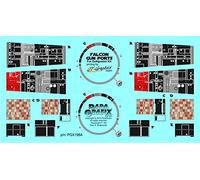Paragrafix Star Wars - Millennium Falcon Gun Port Duplicate Decals for the DeAgostini Kit (PGX198A)