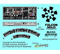 Paragrafix Star Wars - Millennium Falcon Hold Duplicate Decals for DeAgostini SubscriptionKit (PGX195A)