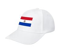 Paraguay Flag Baseball Cap,Summer Adjustable Classic Low Profile Hat for Men Women,The Ultimate Accessory for Activies White