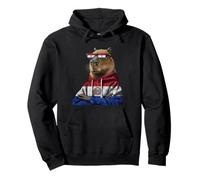 Paraguay Roots Capybara Paraguayan Flag Pullover Hoodie