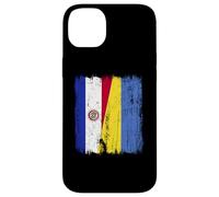Paraguay Ukraine Half Flag Paraguayan Ukrainian Heritage Case for iPhone 14 Plus