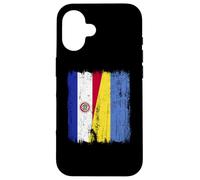 Paraguay Ukraine Half Flag Paraguayan Ukrainian Heritage Case for iPhone 16
