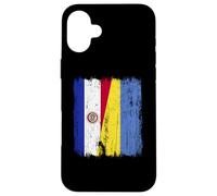 Paraguay Ukraine Half Flag Paraguayan Ukrainian Heritage Case for iPhone 16 Plus