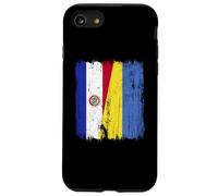Paraguay Ukraine Half Flag Paraguayan Ukrainian Heritage Case for iPhone SE (2020) / 7/8