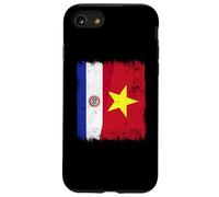 Paraguay Vietnam Half Flag Paraguayan Vietnamese History Case for iPhone SE (2020) / 7/8