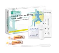 parahealth Diagnostics Vitamin D self-test for home, easily measure vitamin D value and recognize deficiency, result in 10 minutes, 3 pieces