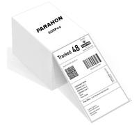Parahon - Thermal Shipping Labels 4x6 Inch - Commercial Grade - Permanent Adhesive - Barcode Address Postage Labels for Amazon FBA, Royal Mail, Hermes, DHL, UPS - White - Count 500
