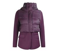 Parajumpers Layla Fig Purple Hooded Down Jacket - S