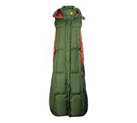 Parajumpers Womens Lory Green Long Hooded Vest Down Jacket Polyamide - Size Small
