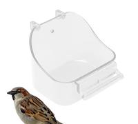 Parakeet Bath: Heavy Duty Bath Tub and Dog Parrot Shower Pool, Closed Cage Bath Box | Easy to Clean Bird Bathtub Pool for Small Parrots Cockatiels tort
