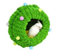 Parakeet Bed | Bird Bed | Round Winter Resting Cave | 6.3 Inch Rounds Resting Birds House - for Conure Cockatiel Canary Hamster Small Pets Warm Cage Hideaways.
