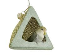 Parakeet Bed - Hanging Bird Hideaway, Cooling Nest | Portable Hammock for Macaws, Lovebirds, Cockatiels, Finches, and Other Small Birds, Breathable Fabric with Comfortable Interior, Perfect Cage Acces