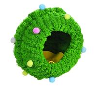Parakeet Bed,Round Winter Resting Cave,Cockatiel Bed - for Breeding Cockatiel Canary Finch Hamster Small Pets Home Cage Pet Store