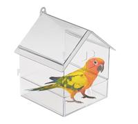 Parakeet Bird Bath, Parakeet Bath for Cage, Bird Bathtub with Acrylic Shower Box Drawer | Large Bathing Bathtub without legend Cage Accessories for
