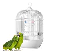 Parakeet Bird Cage, Bird Carrier Travel Cage, Round Portable Hanging Small Bird Cages, Bird Travel Carrier Cages With Handle For Lovebirds Conures Cockatiels Outdoor