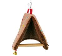 Parakeet Bird Hammock - 7.09 Inch Soft Warm House with Perch | Small, Medium Bird Hut - Soft, Warm Perch Toy for Indoor Cages for Turtle Doves, Parakeets, Canaries
