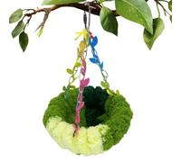 Parakeet, Bird Hammock - Conure Swing Bed,Winter Warm Warm Bird Nest House Hammock Fage Phage Plush for Macaw Paraket Cockatiels Cockatoo Lovebird